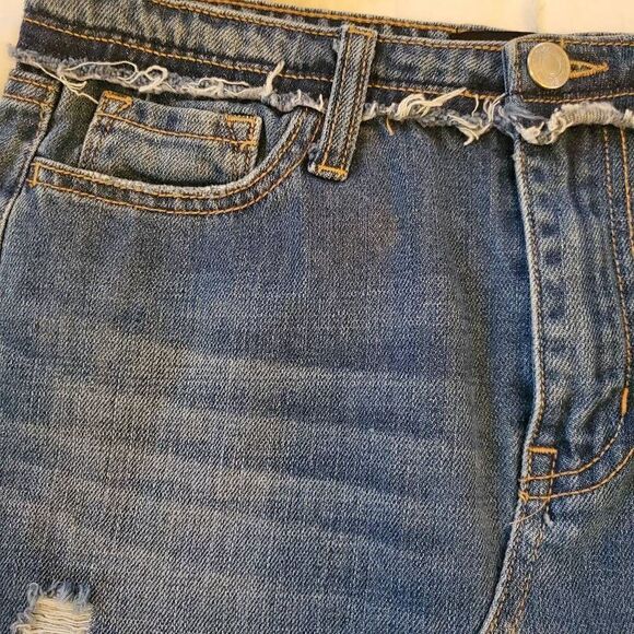 Vervet frayed jean skirt 27 - Picture 4 of 9